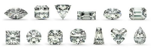 Diamanten in bester Qualität in Farbe und Reinheit.